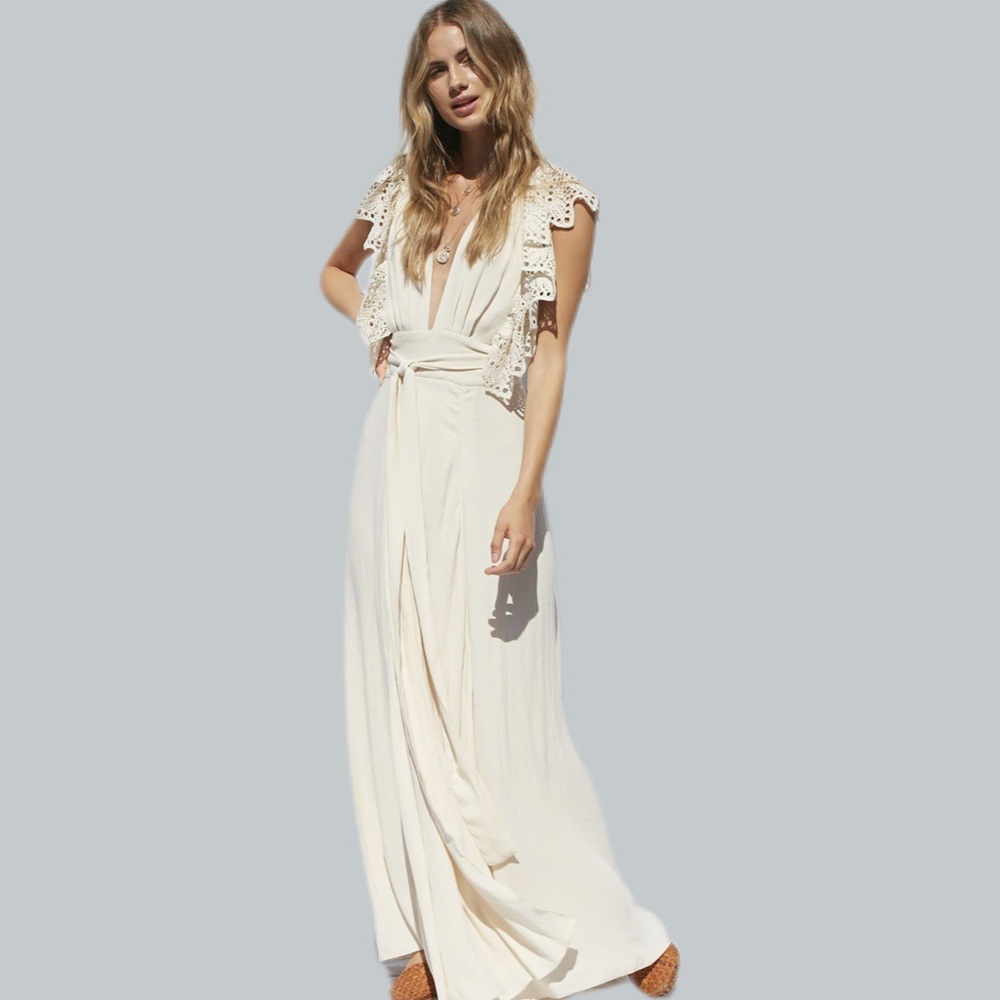 JENS PIRATE BOOTY | White Poppy Wrap Dress XS